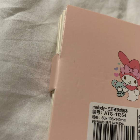 My Melody Mini Notebook with Magnet Closure - Picture 11 of 11
